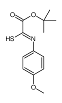 tert-butyl 2-(4-methoxyanilino)-2-sulfanylideneacetate Structure