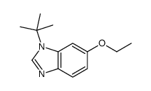 1-(tert-Butyl)-6-ethoxy-1H-benzo[d]imidazole结构式