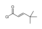 4,4-dimethylpent-2-enoyl chloride结构式