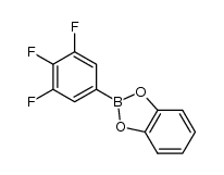 2-(3,4,5-trifluorophenyl)benzo[d][1,3,2]dioxaborole结构式