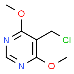 5-(Chloromethyl)-4,6-dimethoxypyrimidine structure