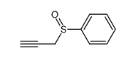 phenyl propargyl sulfoxide结构式