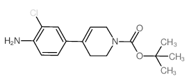 tert-Butyl 4-(4-amino-3-chlorophenyl)-5,6-dihydropyridine Structure