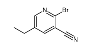 2-bromo-5-ethylnicotinonitrile结构式