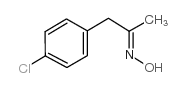 (4-chlorophenyl)acetone oxime Structure