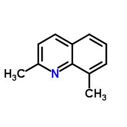 2,8-Dimethylquinoline Structure