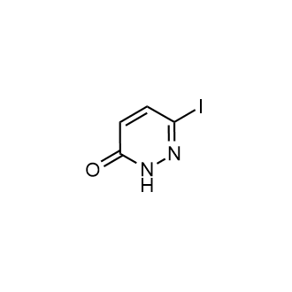 6-碘哒嗪-3(2H)-酮结构式