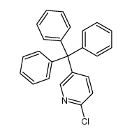 2-chloro-5-(triphenylmethyl)pyridine结构式