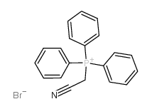 (CYANOMETHYL)TRIPHENYLPHOSPHONIUM BROMIDE Structure