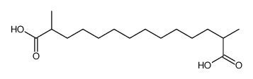 2,13-Dimethyltetradecanedioic acid Structure