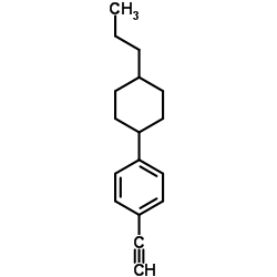 4-(4-丙基环丙基)苯乙炔结构式