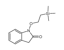 1-[2-(trimethylsilyl)ethoxy]-2-oxindole结构式