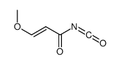 3-methoxyprop-2-enoyl isocyanate结构式