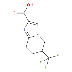 6-(Trifluoromethyl)-5,6,7,8-tetrahydroimidazo[1,2-a]pyridine-2-carboxylic acid Structure