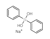 Silanediol,1,1-diphenyl-, sodium salt (1:2)结构式