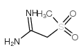 2-(甲基磺酰基)盐酸乙脒结构式