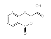 2-(3-nitropyridin-2-yl)sulfanylacetic acid Structure