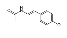 N-[(1E)-2-(4-methoxyphenyl)ethenyl]acetamide Structure