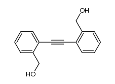 2-[2-(2-hydroxymethylphenyl)-1-ethynyl]phenylmethanol结构式