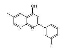 2-(3-fluorophenyl)-6-methyl-1H-1,8-naphthyridin-4-one Structure