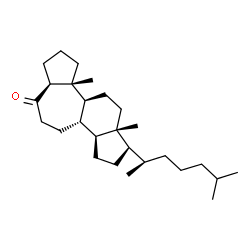 A-Nor-B-homo-5α-cholestan-6-one structure