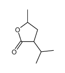 5-methyl-3-propan-2-yloxolan-2-one结构式