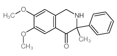 6,7-dimethoxy-3-methyl-3-phenyl-1,2-dihydroisoquinolin-4-one Structure