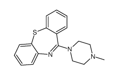 6-(4-methylpiperazin-1-yl)benzo[b][1,4]benzothiazepine Structure