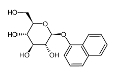 1-Naphthyl b-D-glucopyranoside structure