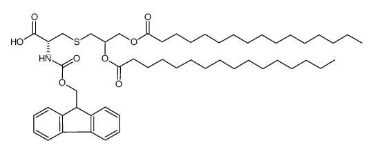 Fmoc-Cys((RS)-2,3-di(palimitoyloxy)propyl)-OH图片