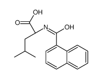 (2S)-4-methyl-2-(naphthalene-1-carbonylamino)pentanoic acid Structure