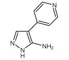 4-(4-Pyridinyl)-1H-pyrazol-3-amine Structure