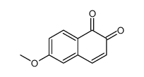 6-methoxynaphthalene-1,2-dione结构式