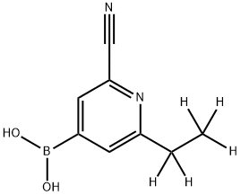 2-(Ethyl-d5)-6-cyanopyridine-4-boronic acid picture