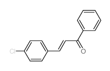 2-Propen-1-one,3-(4-chlorophenyl)-1-phenyl-, (2E)- Structure