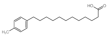 Benzenedodecanoic acid,4-methyl-结构式