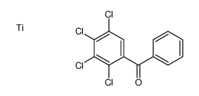 phenyl-(2,3,4,5-tetrachlorophenyl)methanone,titanium Structure