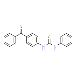 1-(4-Benzoylphenyl)-3-phenylthiourea结构式