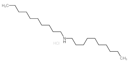 1-Decanamine, N-decyl-,hydrochloride (1:1) Structure