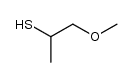 1-methoxy-propane-2-thiol Structure