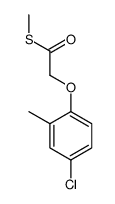 S-methyl 2-(4-chloro-2-methylphenoxy)ethanethioate结构式