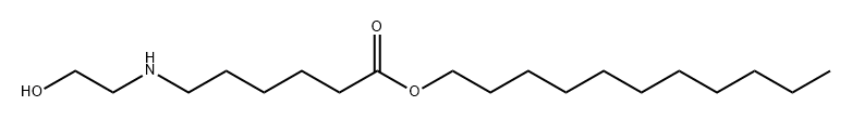 Hexanoic acid, 6-[(2-hydroxyethyl)amino]-, undecyl ester结构式