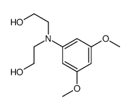 N,N-双(2-羟乙基)-3,5-二甲氧基苯胺结构式