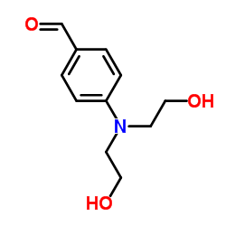 4-[Bis(2-hydroxyethyl)amino]benzaldehyde Structure