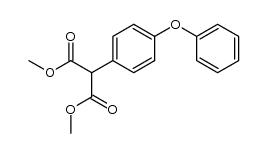 dimethyl 2-(4-phenoxyphenyl)malonate结构式