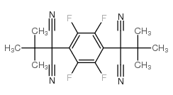 ALPHA,ALPHA'-DI-TERT-BUTYL-ALPHA,ALPHA'-DICYANO-2,3,5,6-TETRAFLUORO-1,4-BENZENEDIACETONITRILE Structure