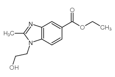 1-(2-羟基乙基)-2-甲基-1H-苯并咪唑-5-羧酸乙酯图片