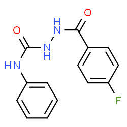 2-[(4-fluorophenyl)carbonyl]-N-phenylhydrazinecarboxamide结构式