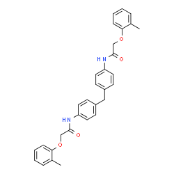 N,N'-[methylenebis(4,1-phenylene)]bis[2-(2-methylphenoxy)acetamide] picture