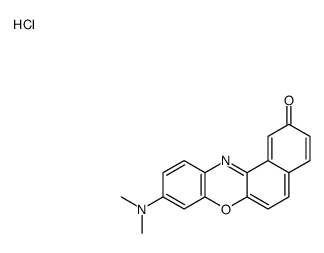 9-(dimethylamino)benzo[a]phenoxazin-12-ium-2-one,chloride Structure